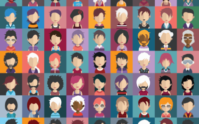 grid of diverse people